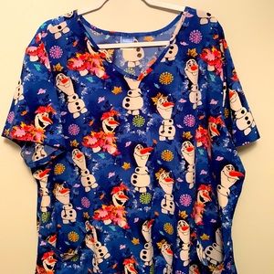 - Frozen 2 scrub top. STILL AVAILABLE